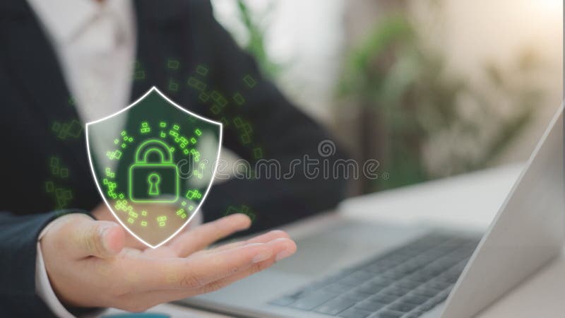 Digital privacy and VPN security concept